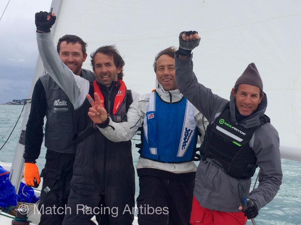 François Brenac with Thomas Deplanque, Philippe Buchart and Philippe Mourniac